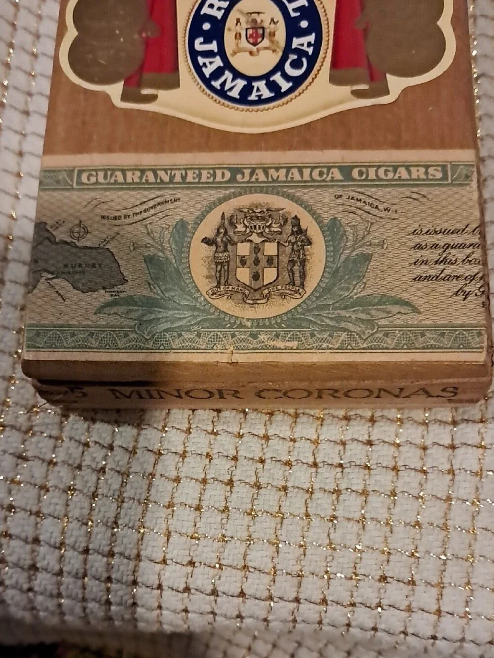 Wooden Cigar Box - Brown